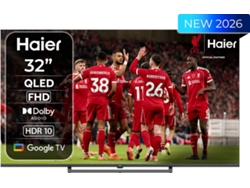 TV HAIER S80 H32S80GFX (QLED - 32'' - 81 cm - 4K Ultra HD - Smart TV)