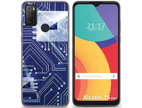 Carcasa Alcatel 1S 2021 / 3L 2021 TUMUNDOSMARTPHONE Circuito Multicolor