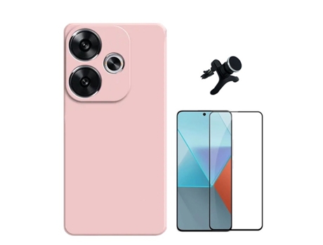 Protector de Pantalla Full Cover Carro para Xiaomi Xiaomi Poco F6 PHONECARE Rosa