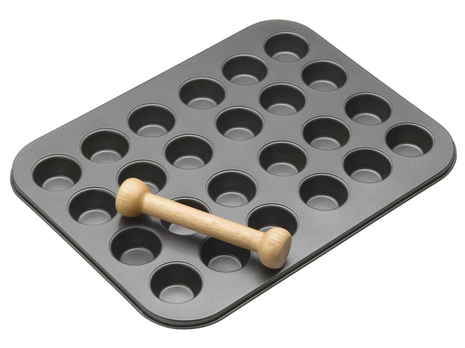 Molde Antiadherente para 24 Mini Tartas KITCHEN KRAFT Master Class