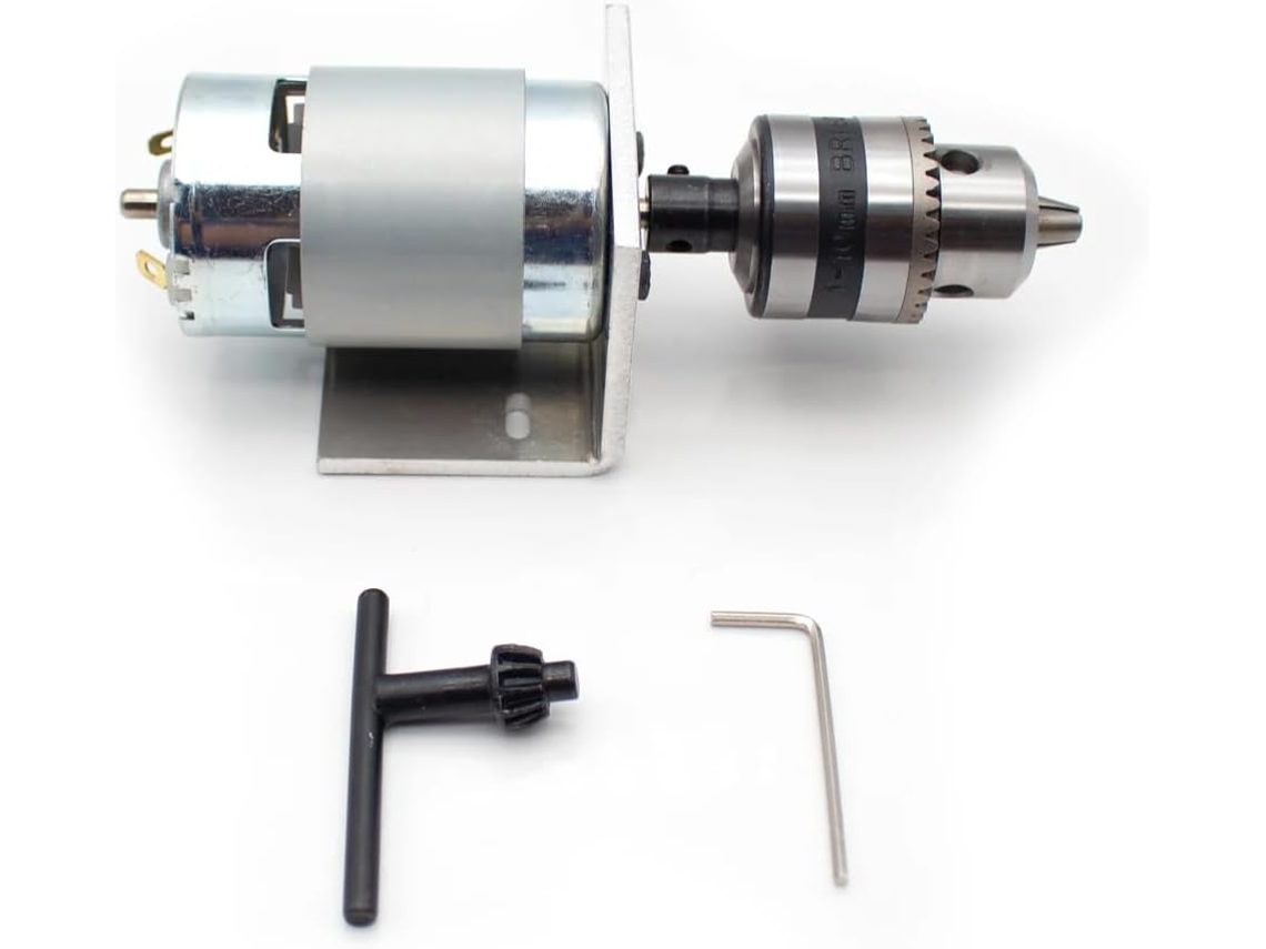 Mini Alipis Para Torno Con Motor De Cc De 12-24 V Y
