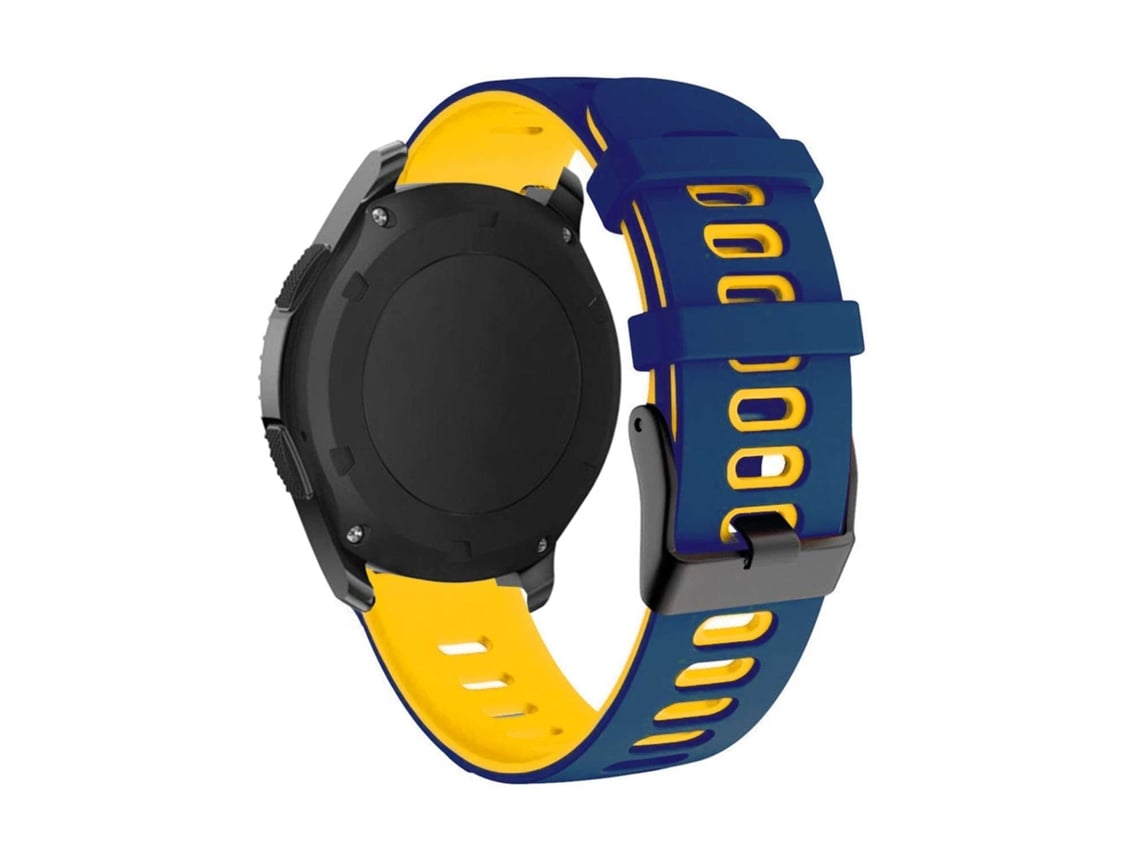 Correa Garmin Forerunner 735Xt Pulsera Outdoor Amarillo y Azul