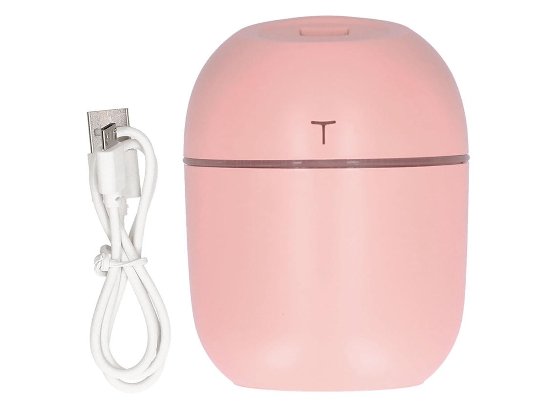 Difusor de aceites esenciales mini portátil USB de 220 ml con LED para el hogar y el automóvil, aromaterapia y purificación.