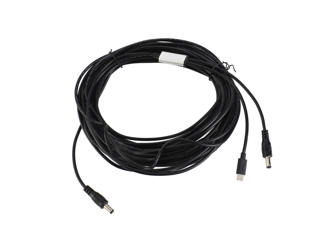 Cable de alimentación CC impermeable de 10 m