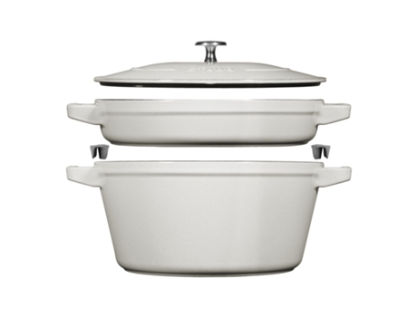 Stackable Set Batería de cocina 2-pzs, Hierro fundido STAUB