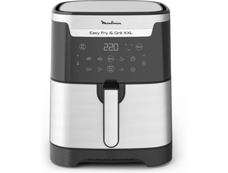 Freidora de Aire MOULINEX Easy Fry Grill XXL EZ801D10 (6.5 L - 1.5 kg - Negro)