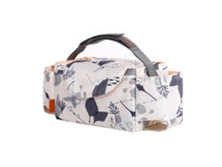 Organizador de transporte universal con bolsa portátil, rosa, grande, compatible con Uppababy, bolsa para ropa de bebé
