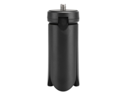 Mini trípode de mesa antideslizante Truyuety con tornillo de 1/4 de pulgada universal para soporte de smartphone y cámara de acción (negro)