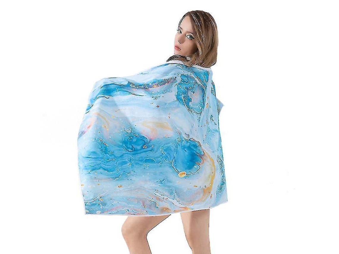 2026-toalla De Playa Estampada Uv Protectora Secado Rápido Microfibra Para Baño Y Natación