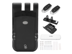 Cerradura de puerta inteligente electrónica inalámbrica sin llave, cerradura oculta con control remoto para seguridad del hogar, compatible con Tuya Smart