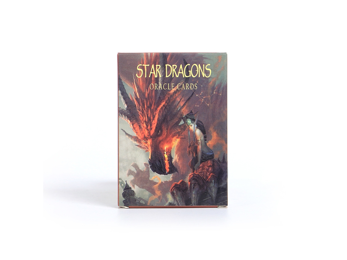 Tarot Del Dragón Estrella Roja - Juego De Mesa, 10,5*7,5*1,3 Cm, Tarot Español.