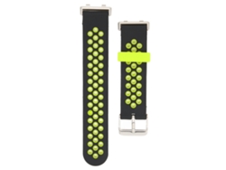 Pulseira De Silicone Esportiva 42mm Para Oppo Watch 2 Substituição Porosa Wristband Preto Verde