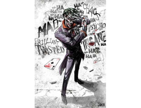 Póster GB Dc Comics Joker Locura (61x91.5 cm)