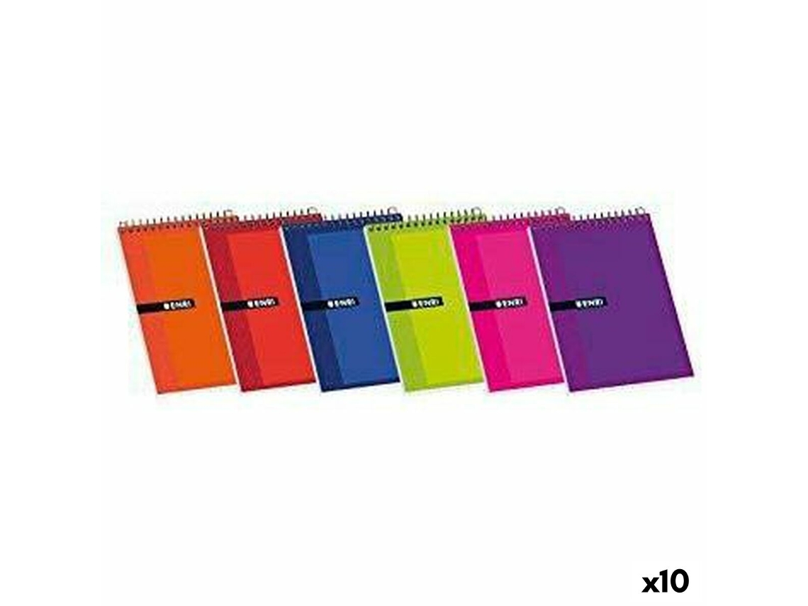 Bloc de Notas ENRI 4 mm 80 Hojas (10 Unidades)