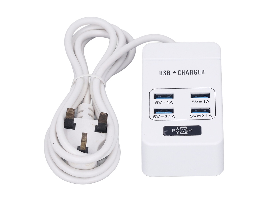Omni-enchufe Usb Inteligente De Carga Rápida Multifuncional Portátil Blanco Pequeño