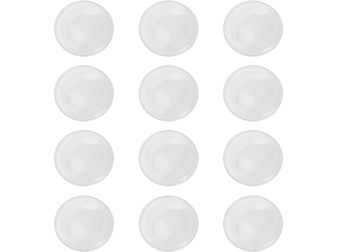 Protector 12piezas Almohadilla Choque Transparente Silicona