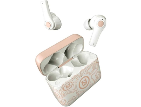 Auriculares Bluetooth True Wireless CHRONUS TS100 816-XW2 (In Ear - Micrófono - Noise Cancelling - Blanco)