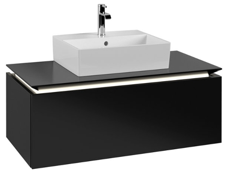 Villeroy &amp Boch Legato Vanity unit B603 1000x380x500mm centro lavabo iluminación LED