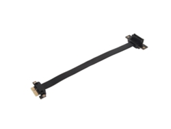 Cable De Extensión Elevador Pcie 3.0 1x Con Ángulo De 90 Grados, 40 Cm, Velocidad Completa, Flexible