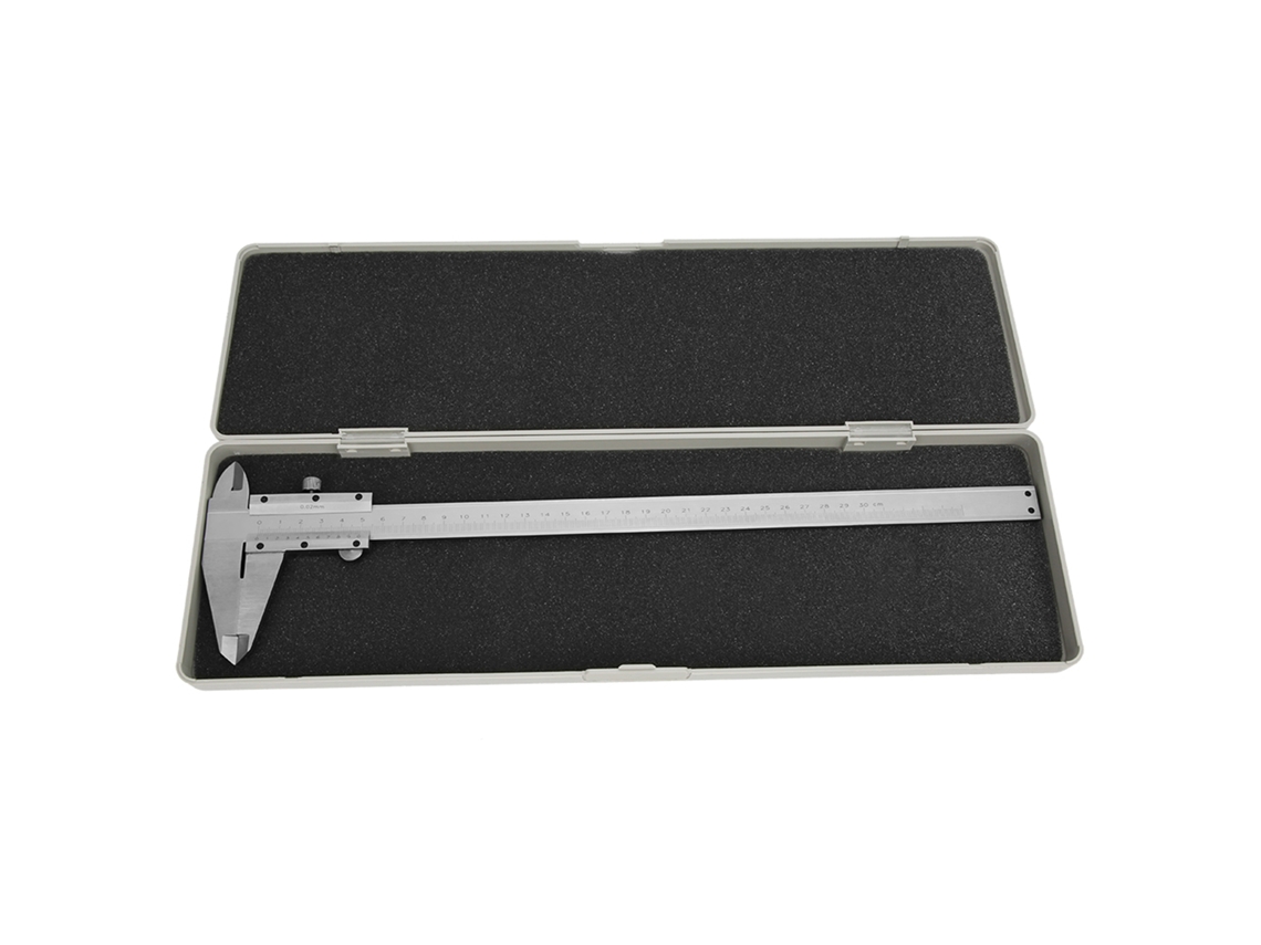 Calibrador Vernier De Acero Al Carbono De Alta Precisión, Herramienta De Medición Manual, 0-300 Mm.