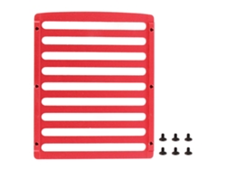 Portaequipajes De Alta Dureza Para Coche Teledirigido Axial Scx24 1/24 Rojo