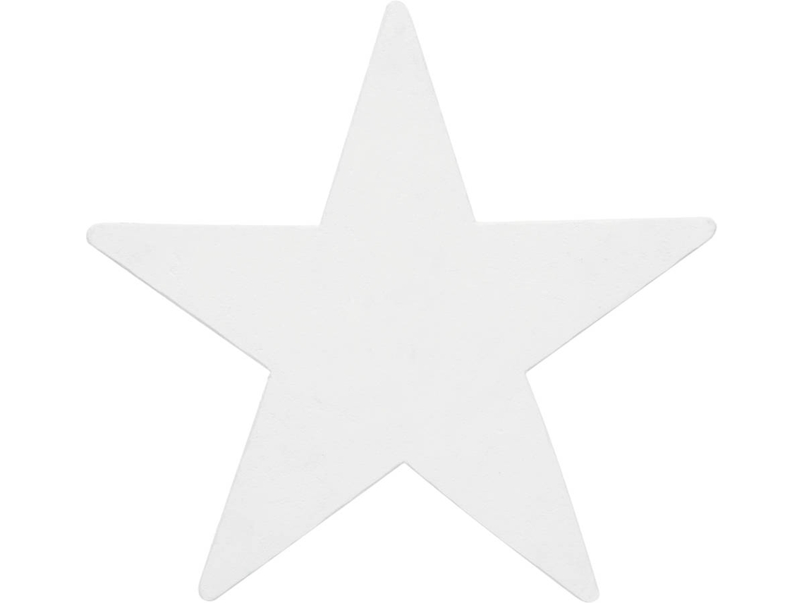 Decoracion De Navidad EUROPALMS Estrella (Blanco - 58 cm)