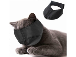 Bozal de nailon para gatos, talla L, evita arañazos y mordeduras.