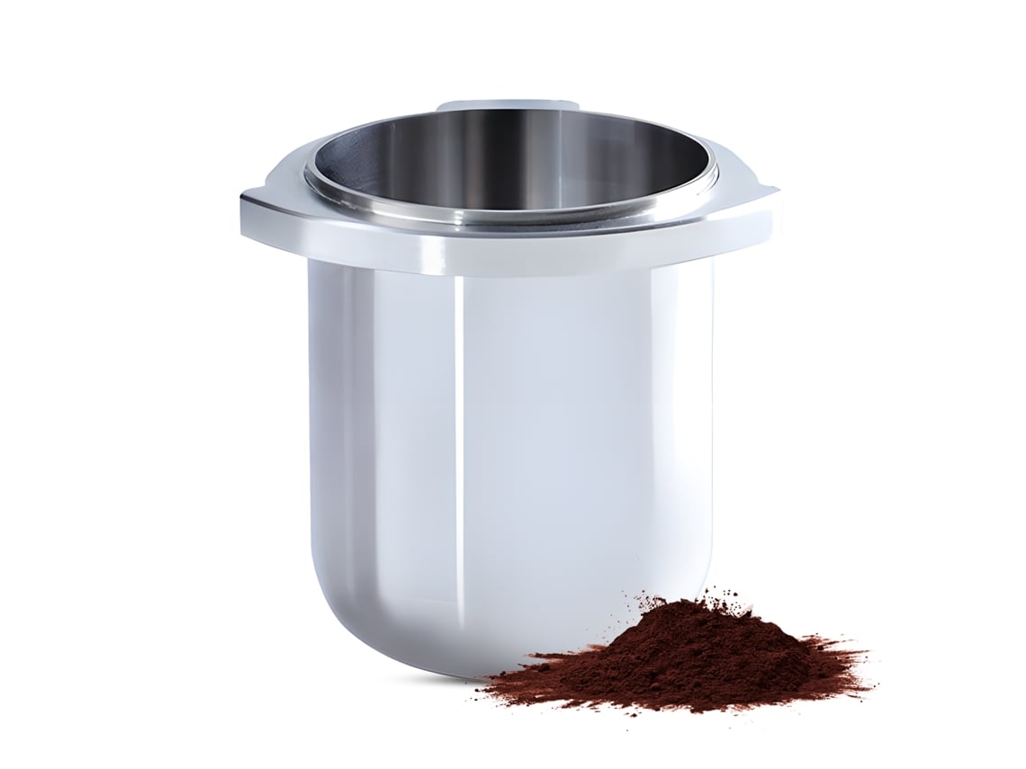 Vaso Medidor De Café De Acero Inoxidable 304 De 54 Mm Para Breville Serie 8 Con Salida Independiente