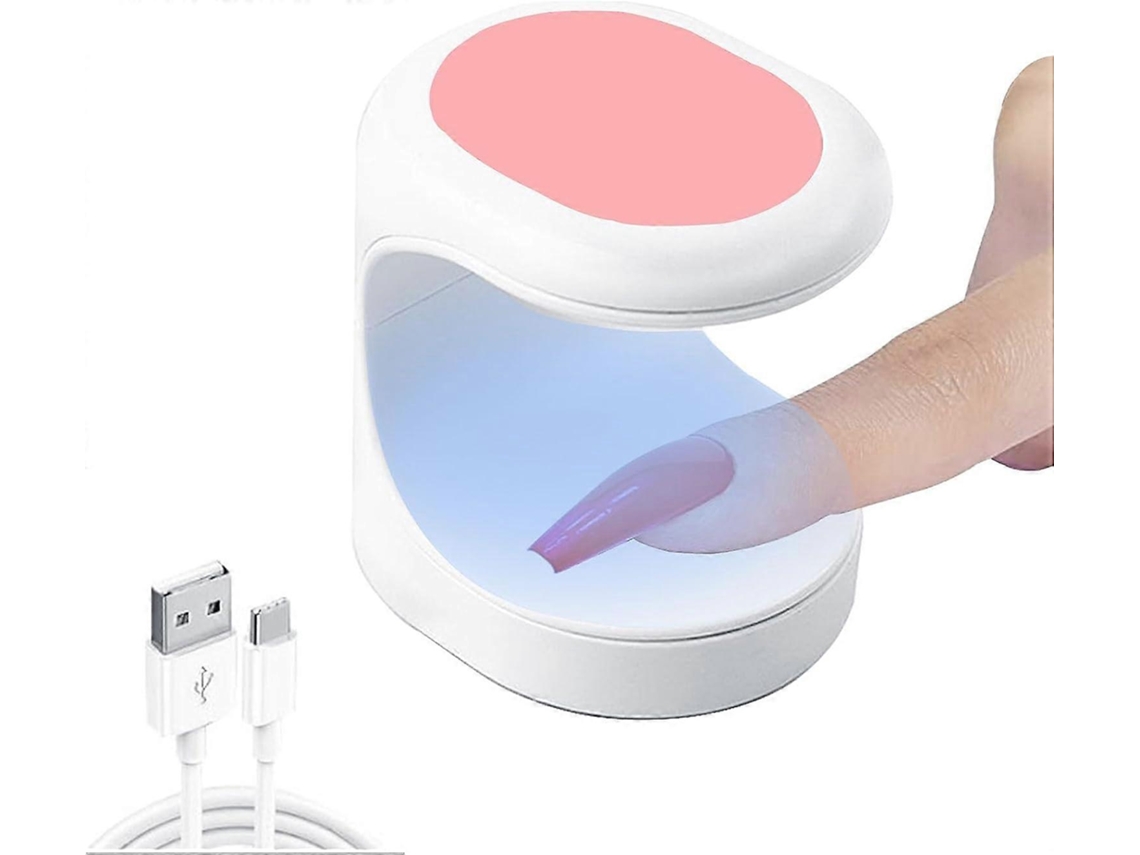 Lámpara UV portátil para uñas de gel y secado rápido profesional LY EBIKE (morado)