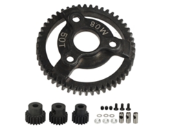 Juego De Engranajes Para Coche Rc 32p 0.8m 50t Con Engranajes Pequeños 16t 18t 20t De Acero Para Slash 2wd 1/10