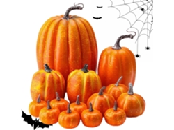 Calabazas artificiales, verduras artificiales, decoraciones de Halloween, accesorios de granja, Dec Gokoco