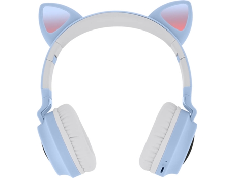 Auriculares Bluetooth AVIZAR KASK-DPP-MINOU (On Ear - Noise Cancelling - Azul)