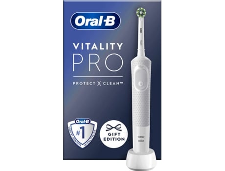 Cepillo de Dientes Eléctrico ORAL B Vitality Pro Cross Action W Blanco