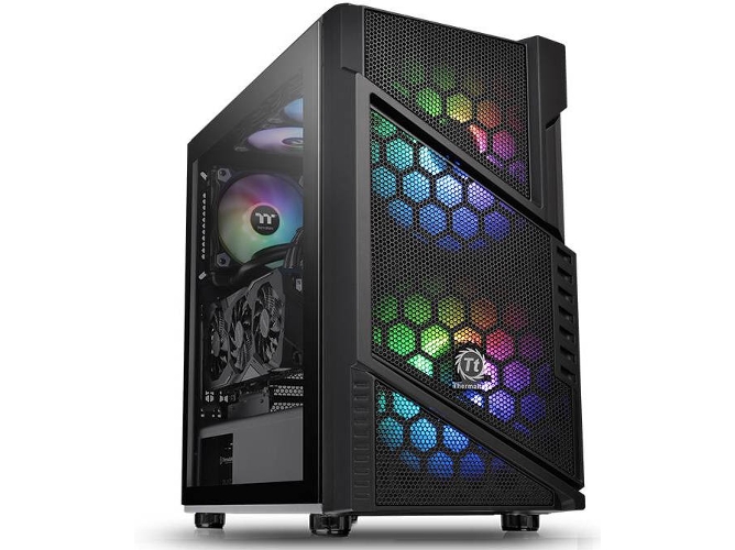 Caja PC THERMALTAKE Commander C 31 (ATX Mid Tower - Negro)