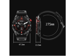 Reloj inteligente con llamadas Bluetooth y múltiples notificaciones de información deportiva Negro Yizhood