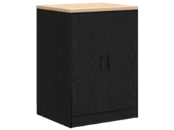 Maison Exclusive - Armario De Almacenamiento Para Garaje Negro 60x51x85 Cm