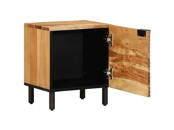 Mesita de noche de 40x33x46 cm en madera de acacia MAISON EXCLUSIVE