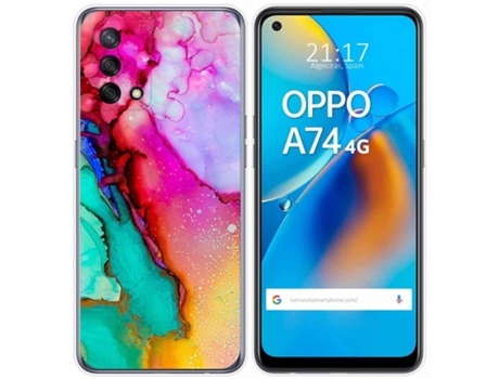 Carcasa Oppo A74 4G TUMUNDOSMARTPHONE Dibujos Multicolor
