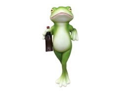Figura de rana para decorar jarrones, plantas y acuarios.