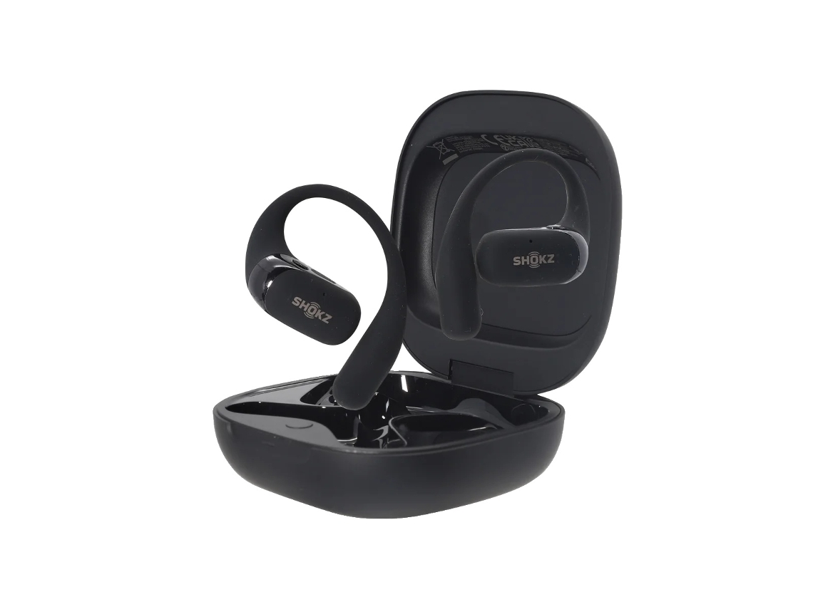 Auriculares abiertos, audio Dolby, ajuste cómodo, color negro medianoche.