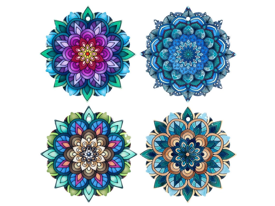 Salvamantel Diseño Mandala Incluye 4 Unidades Cocina Salvamanteles Colección India Signes Grimalt Decor And Go