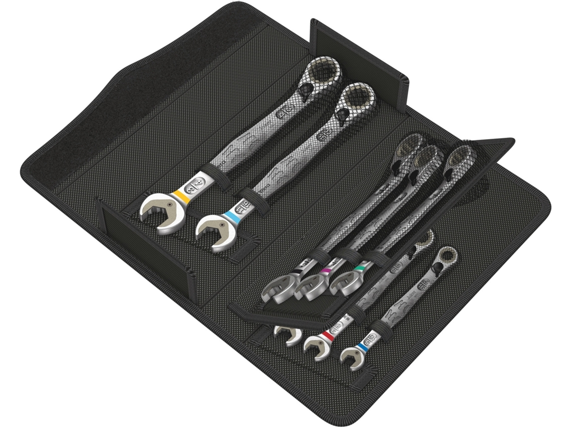 Juego de llave combinada hexagonal con carraca 6001 Joker Switch 8 Imperial Set 1 WERA 05020093001
