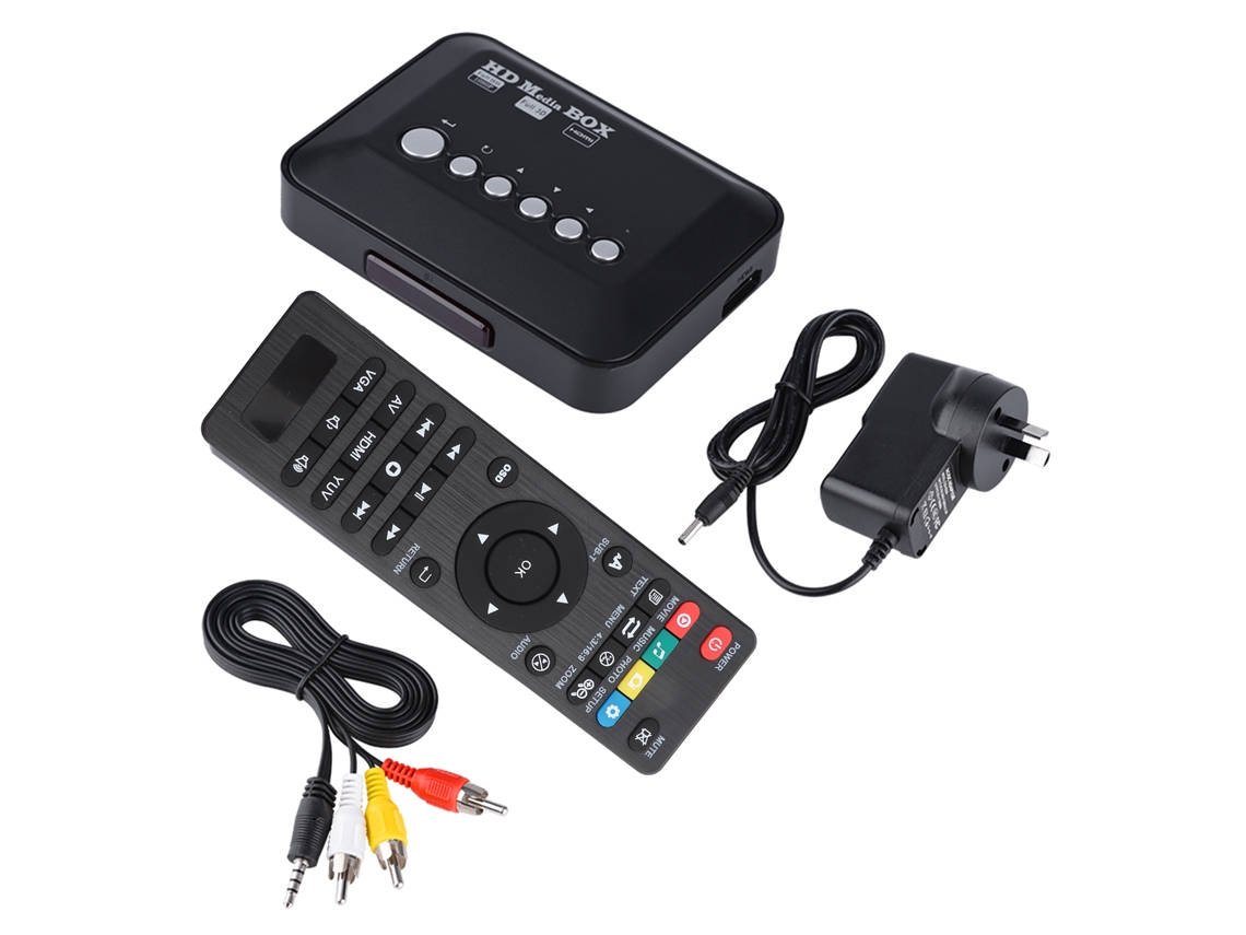 Mini Box Media Player Full HD 1080p Multiformato