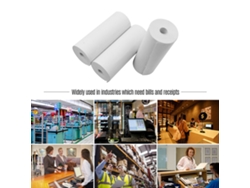 Rollos De Papel Térmico De 80x30 Mm Para Impresoras De Punto De Venta, 6 Rollos Para Recibos De Supermercado.