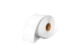 (blanco 30mm) Etiqueta Térmica Autoadhesiva Redonda, Fabricada Con Material De Etiqueta Térmica Y Papel Autoadhesivo.