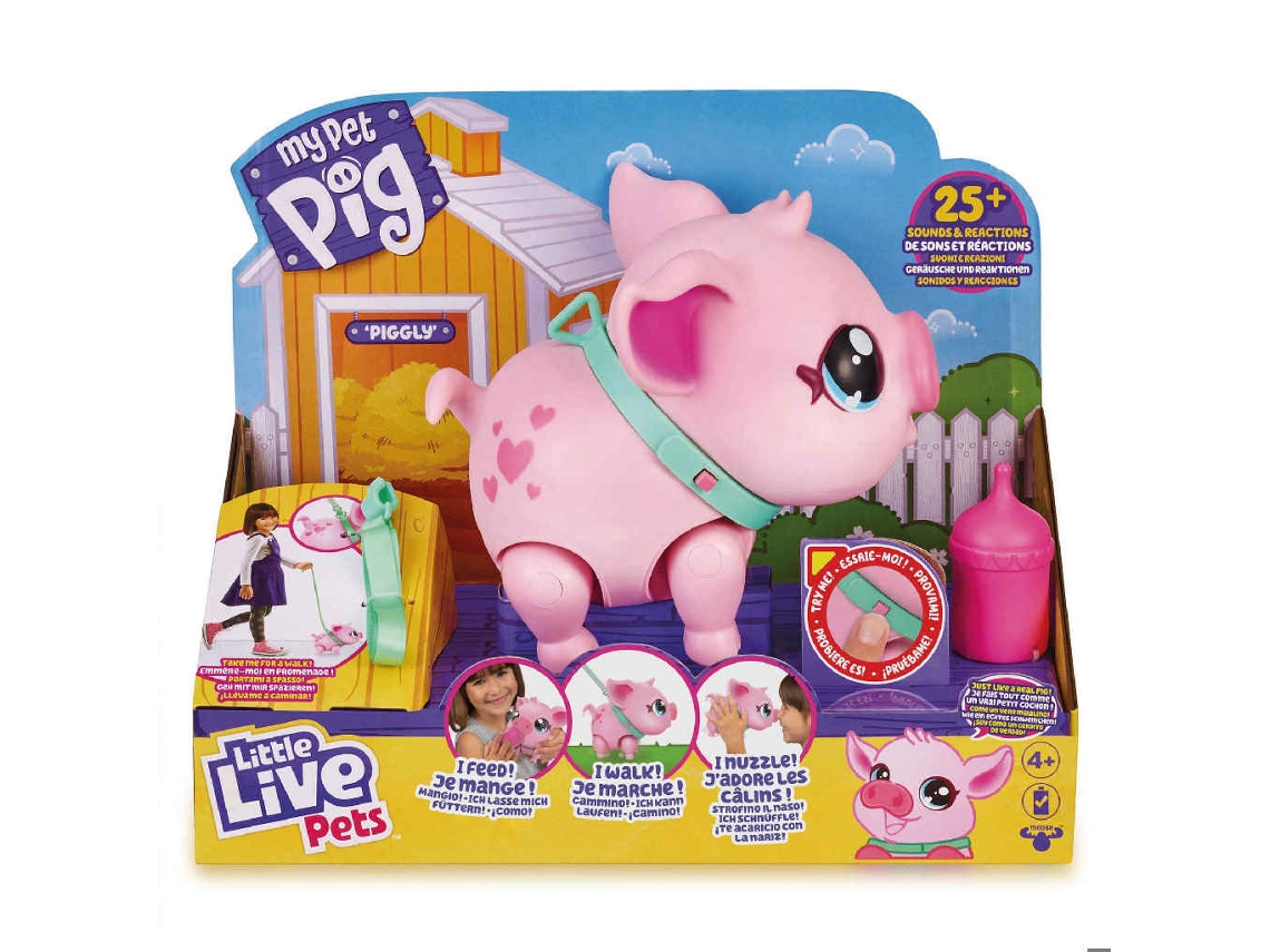 Muñeca LITTLE LIVE PETS Little Live Pets My Little Pig Pet (Edad Mínima: 4 Años)