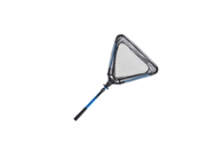 Red De Pesca Plegable Telescópica De Aluminio Ligera Y Antideslizante Para Ensaladas Y Dulces De Agua Dulce.