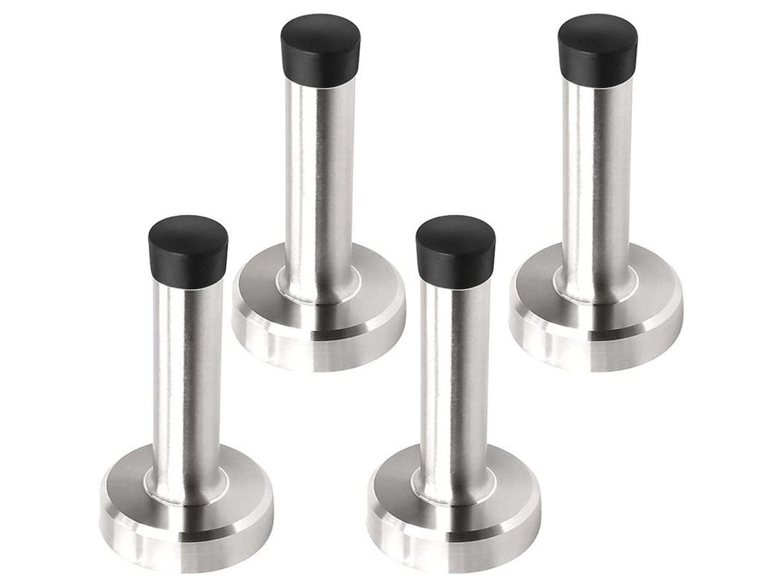 2026altiro-tornillo Para Puerta Con Punta De Goma De 8 Cm (4 Unidades) De Acero Inoxidable 304, Protector De Pared Duradero