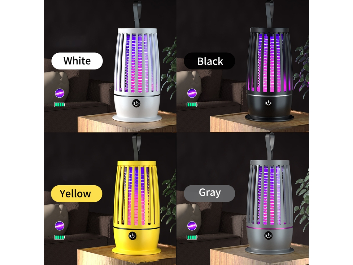 Lámpara Antimosquitos Usb Con Luz Nocturna Cálida, Trampa Para Insectos Para El Hogar Y El Camping.