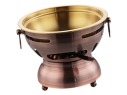 Olla caliente pequeña, mini olla caliente, alce lento rojo